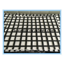 Fiberglas Geogrid 50kn Composite mit PP / Pet Vlies Geotextil